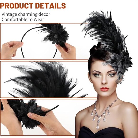 Feather Fascinator Headband